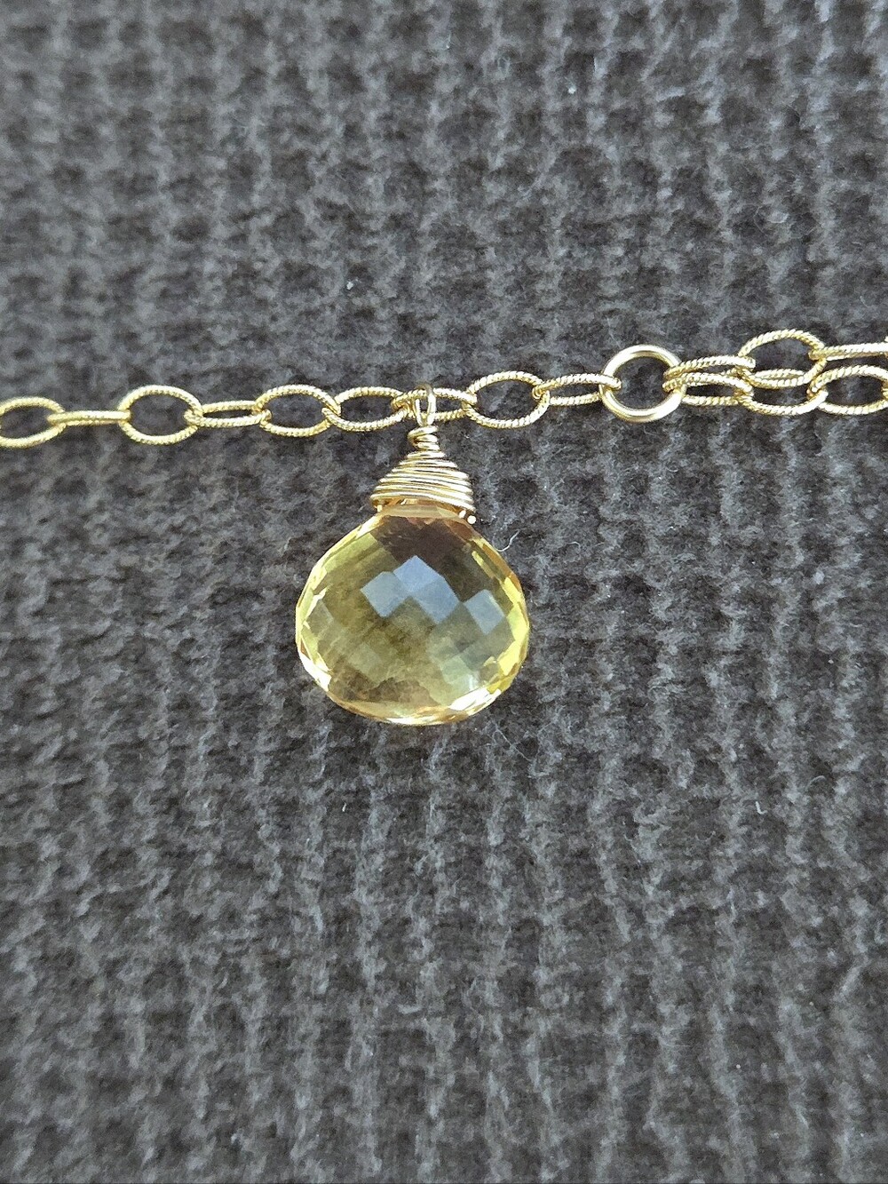 Gold💛 Necklace With Citrine🧡 Gemstones💎 - NWOT - Picture 9 of 16